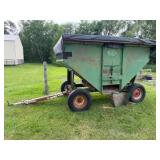 Gravity Wagon on Cobey 1466 4 Wheel Running Gear