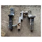 3-ATV Receiver Hitches, One with Ball