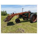1950 Oliver 77 Row Crop, NF, Gas, w/Hyd. Loader