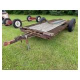 79w x 154in. L Single Axle Trailer, Ramps,