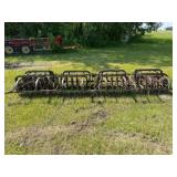 Vintage JD? 13ft. Rotary Hoe, Cable Pull Type