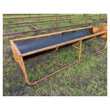Sioux 115in. Long Feed Bunk, Metal Frame,Poly Bunk