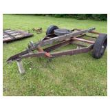 70w x 121 1/2in. L Single Axle Trailer Frame,