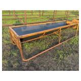 Sioux 115in. Long Feed Bunk, Metal Frame,Poly Bunk