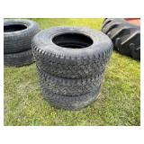 3-Goodyear 235/75/R15 Tires, One has a Patch