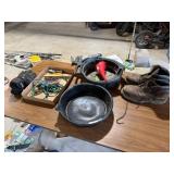 Oil Cans, Utility Knives, Funnel, Timberland 13w
