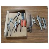 Vise Grips, Scissor, WIre Tool, Pliers, Misc.