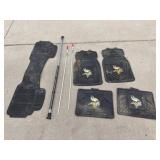 Vikings Floor Mats, Reflectors, Clothes Rod