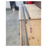 Various Lengths Angle Iron, Heavy Pipe, Misc. Iron