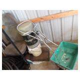 Push Behind Fertilizer Cart, Suspension Seat, &