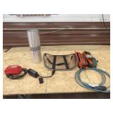 Roll of Tin Sheets, Mesh Back Rest, 3 Ext. Cords,