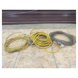 2 Extension Cords, 1 LED Rope Light
