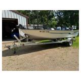1992 Starcraft FM160c 16ft. Alum Boat & Trailer