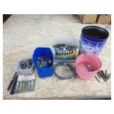 Various Nuts, Bolts, Taps & Bits