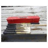 Red Snap On Metal Wrench Box, 5-Nulock