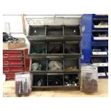 12 Slot Organizer w/Asst Sanding Pads, &