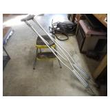 Cosco 2 Step Stool, Adult Crutches