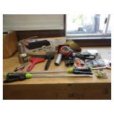Master Heat Gun, Funnel, Sm. Oil Can, Misc Bulbs,