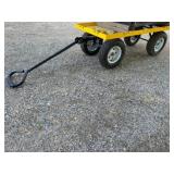 45L x 23 1/2w Steel Bed 4 Wheel Wagon