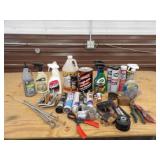 Asst. Grease, Cleaners, Sealants, Tools