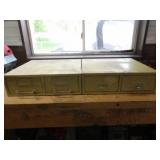 2 Drawer Metal Drawers (Set of 2)