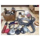 Various Oil Filter Wrenches, Wheel Tools, Misc