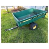 John Deere 10 Metal Dump Lawn Wagon