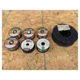 4-Chicago Elec. Steel Mig Wire Rolls&3-Other Rolls