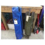1 Army Cot, 1 Mac Sports Instant Folding Cot