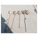 3-Victor 6in Traps, 1 Unmarked, &