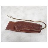 Hunter Leather Tooled Holster 11.5inLong