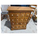 24x11x33.5 4 Drawer Wood Dresser