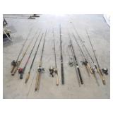 11-Assorted Fishing Rods