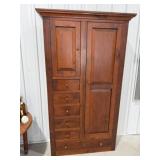 40x12x78 6 Drawer, 2 Door Cabinet w/Shelves