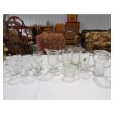 2-NRA Mugs, 4-Glass Mugs, 2-Wine Glasses, &
