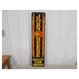 John Deere Tin Sign 11.5inWx47.5inT