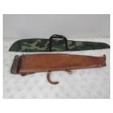 Leather Gun Boot? 33inL, Soft Camo Case 44inL