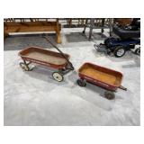 Greyhound & Radio Flyer Metal Wagons
