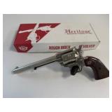 Heritage Rough Rider 22LR 6 Shot Revolver, Nickle