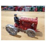 Cast Iron Ford Tractor w/Driver 5.75inL
