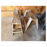 2-Wood Saw Horses
