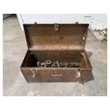 Craftsman Tooolbox w/Pins, Hyd. Stops, Misc.