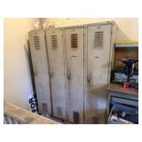 5ft. w x 6ft. T 4 Door Locker Section