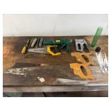 Saws, Caulk Gun, Stapler, Utility Knives