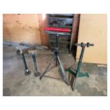 2-Adj. Roller Stands & 2-Adj. Stands