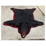 Black Bear Rug 72x76in.