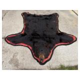 Black Bear Rug 80x84in.