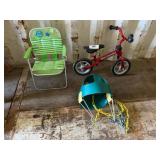 Rubber Baby Swing, Chico Red Bullet Bike, &