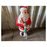 Santa Plug in Blow Mold 41inT