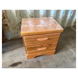 2 Drawer Night Stand 20inWx16inDx22inT